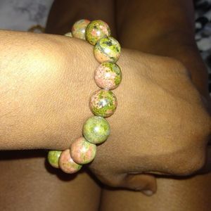 Unakite bracelet